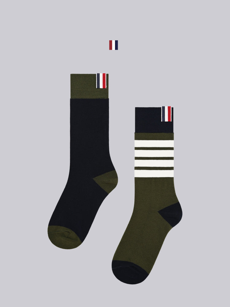 Color-blocked socks