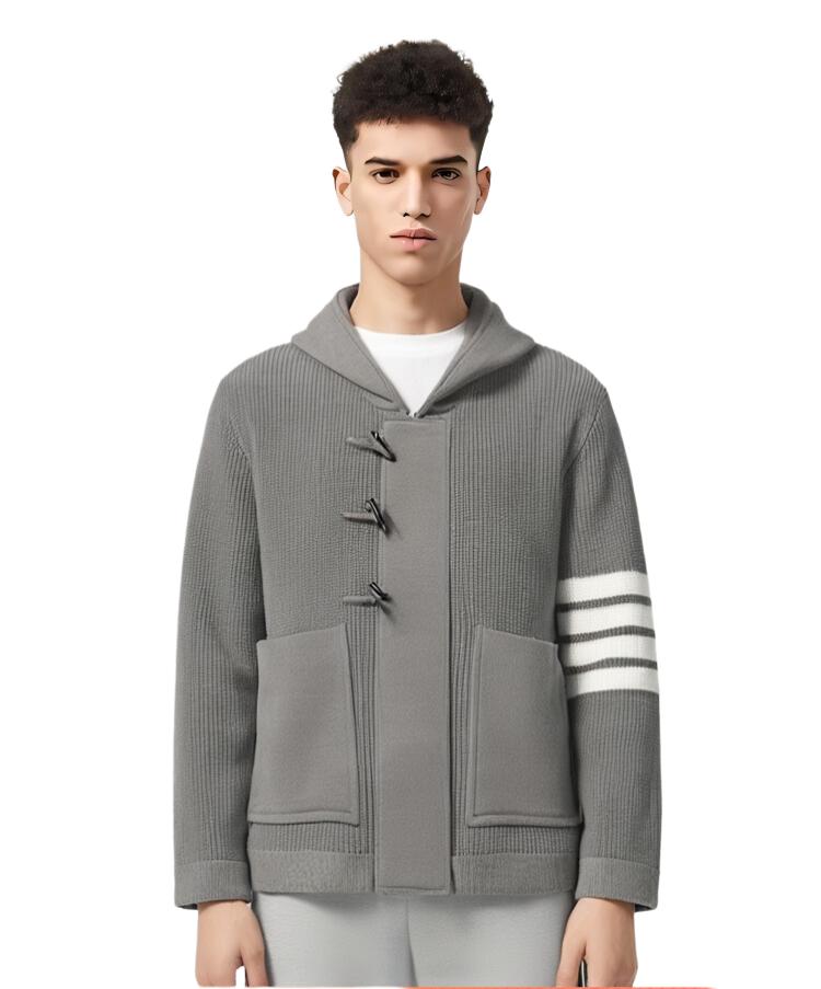 Unisex Chunky Knit Jacket | Thom Browne