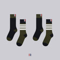 Color-blocked socks