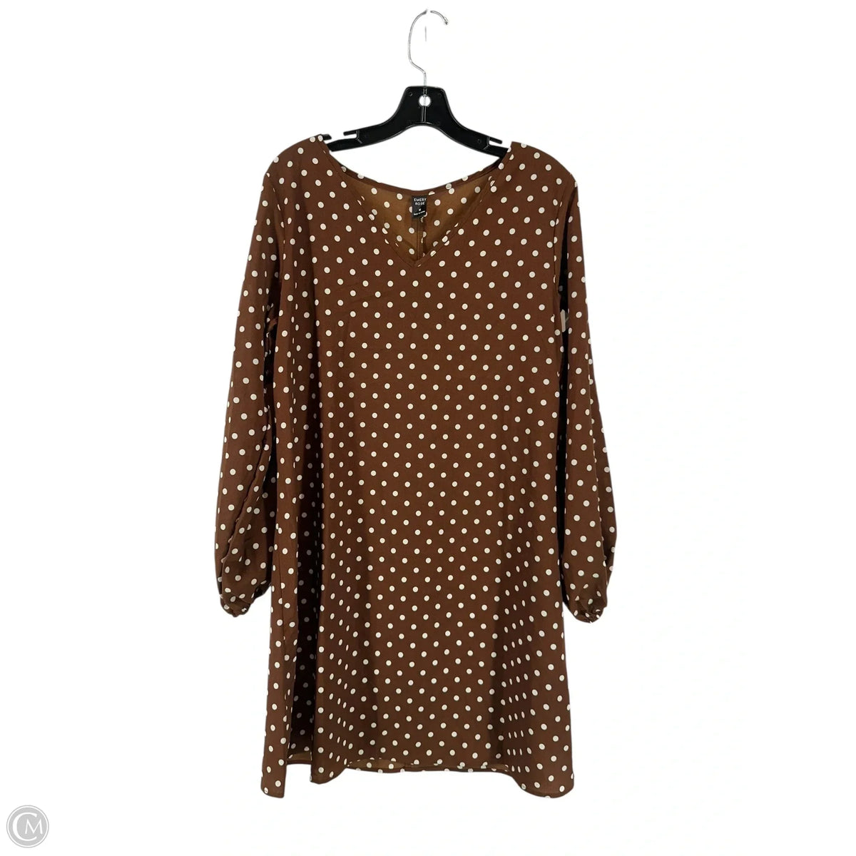 Dress Casual Midi By Clothes Mentor In Polkadot Pattern, Size: M
