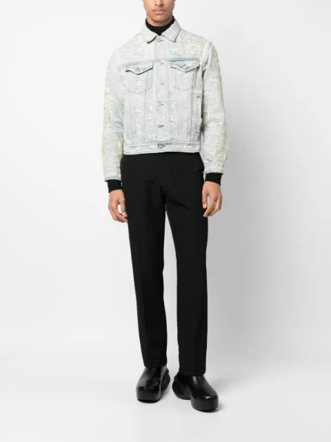 1017 ALYX 9SM distressed denim jacket