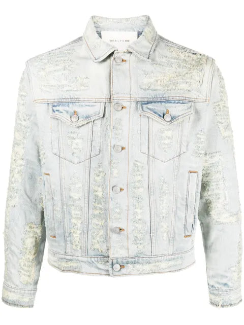 1017 ALYX 9SM distressed denim jacket