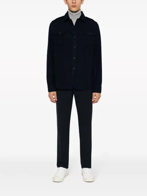 Sease virgin wool-blend shirt jacket