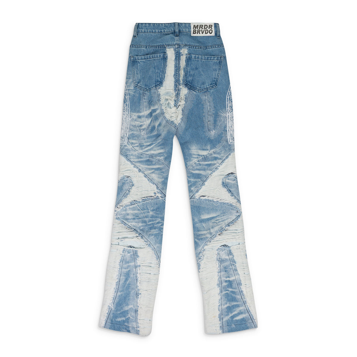 BLUE PATH STRAIGHT JEANS