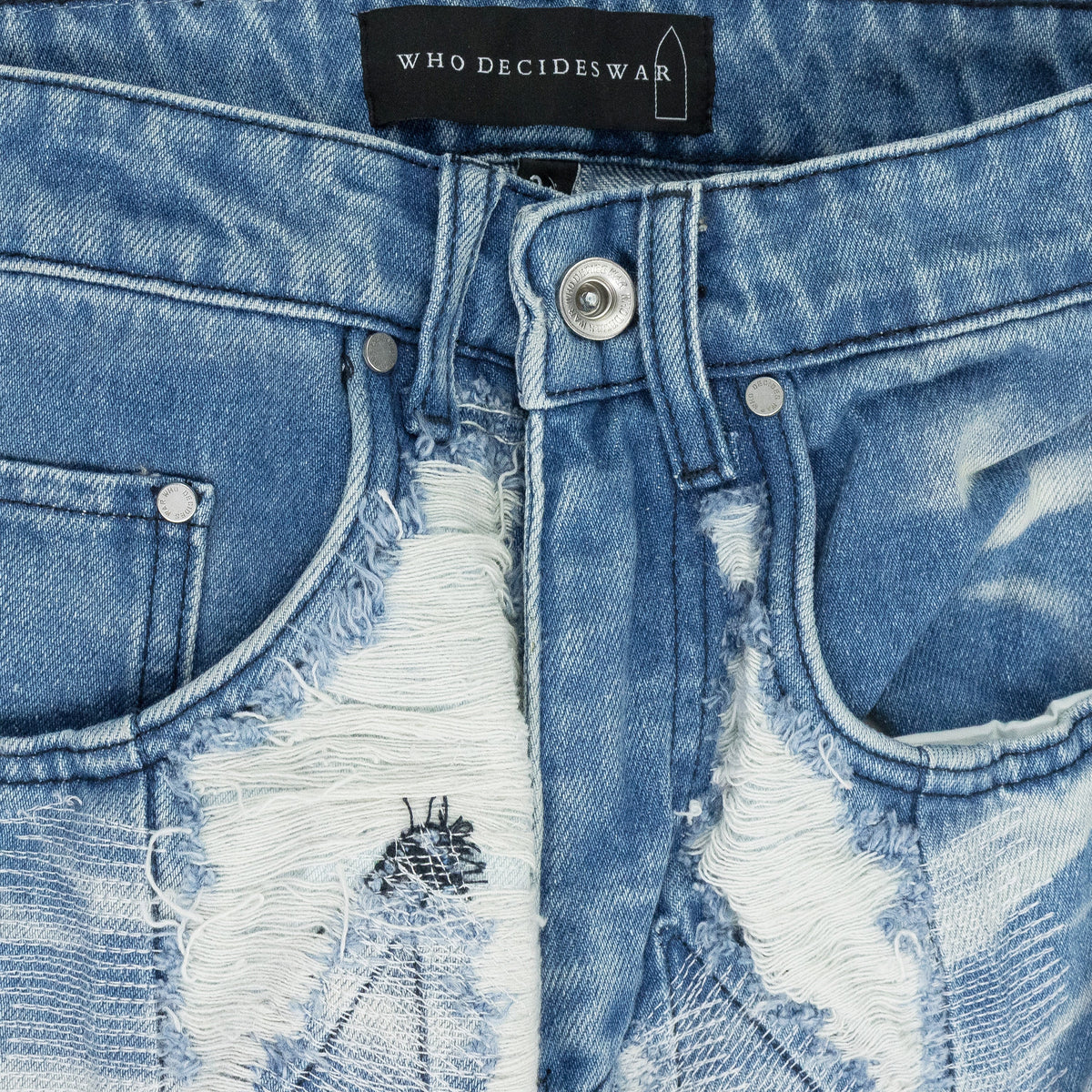 BLUE PATH STRAIGHT JEANS