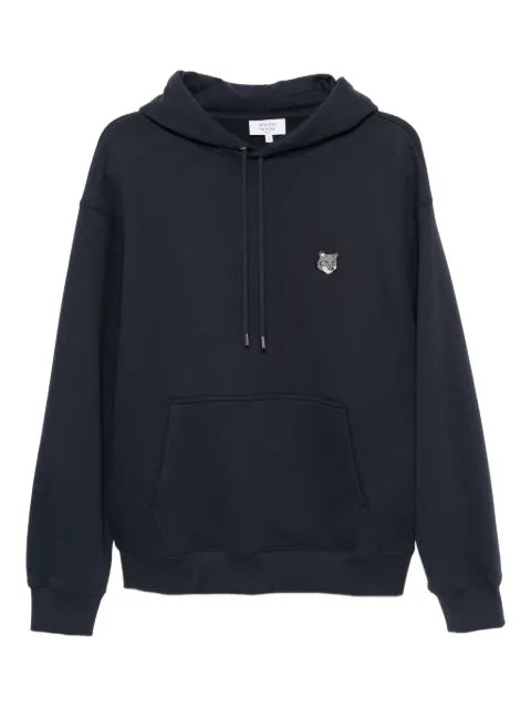 Maison Kitsuné embroidered-logo patch hoodies