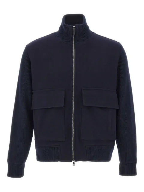 Paul & Shark knit-sleeves jacket
