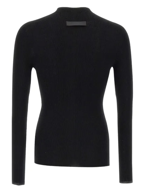 HELIOT EMIL Isotropy ribbed sweater