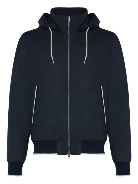 Herno hooded zip jacket
