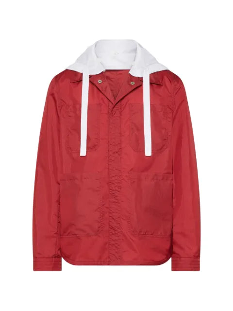 Thom Browne hooded ripstop jacket