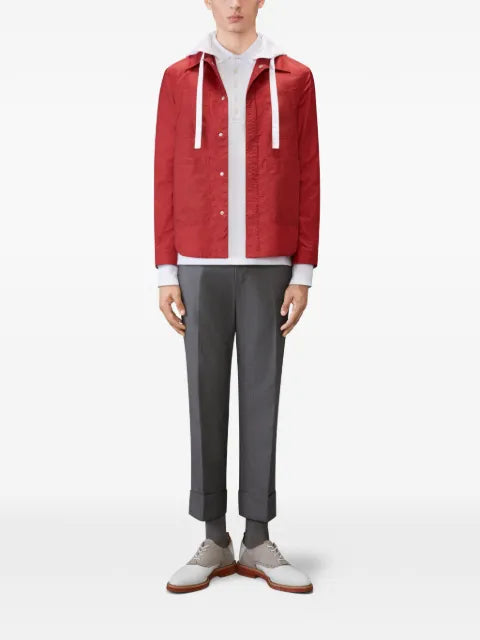 Thom Browne hooded ripstop jacket