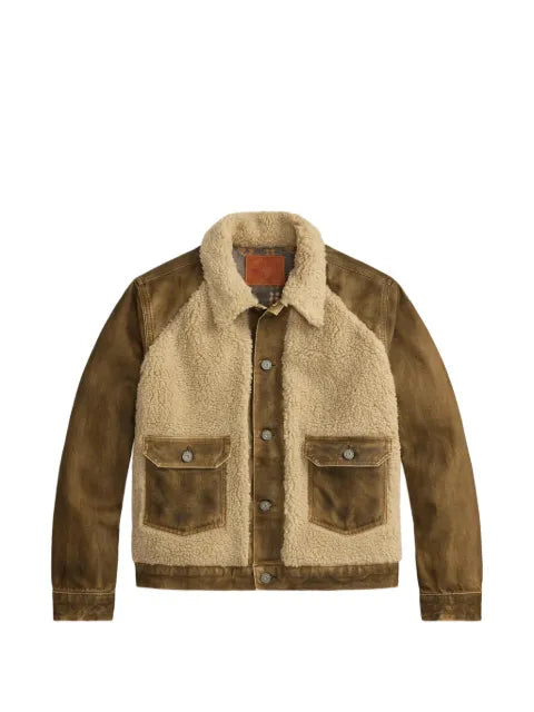Ralph Lauren RRL shearling cotton jacket