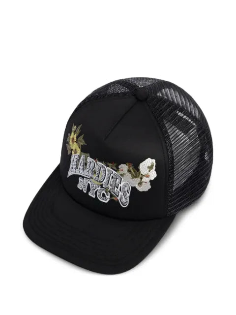 denim Tears x Hardies NYC floral-embroidered baseball cap