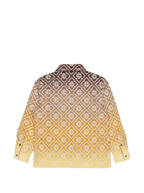 Casablanca gradient monogram shacket