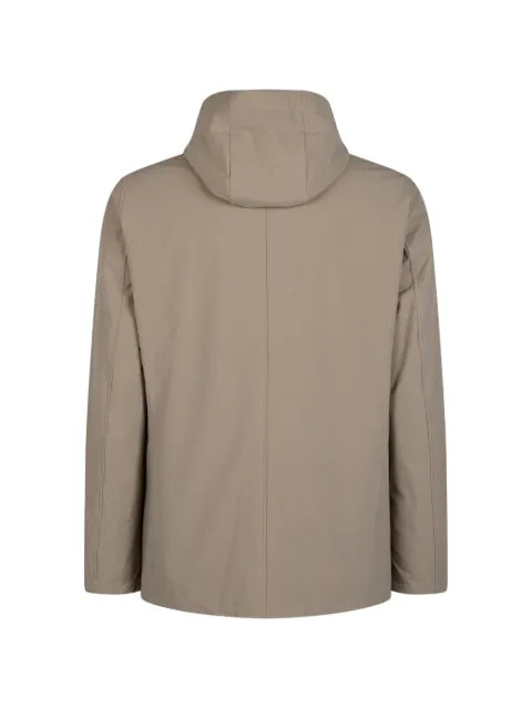 Herno single-breasted hooded blazer