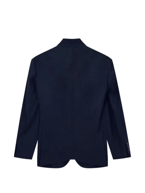 Giorgio Armani mandarin-collar wool blazer