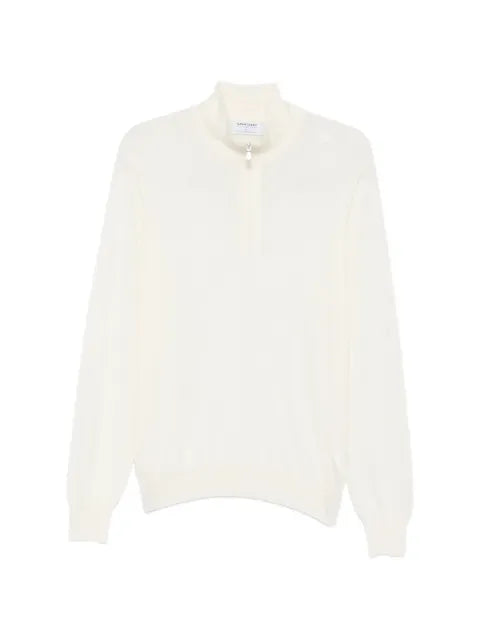 Gran Sasso half-zip wool sweater