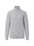 Drumohr cable-knit roll-neck sweater