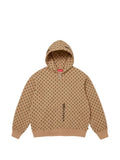 Supreme God Over Money monogram-print zip-up hoodie