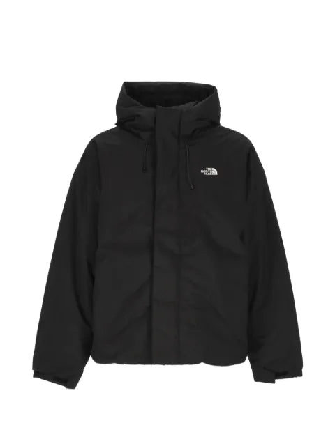 The North Face logo-print hooded padded jacket