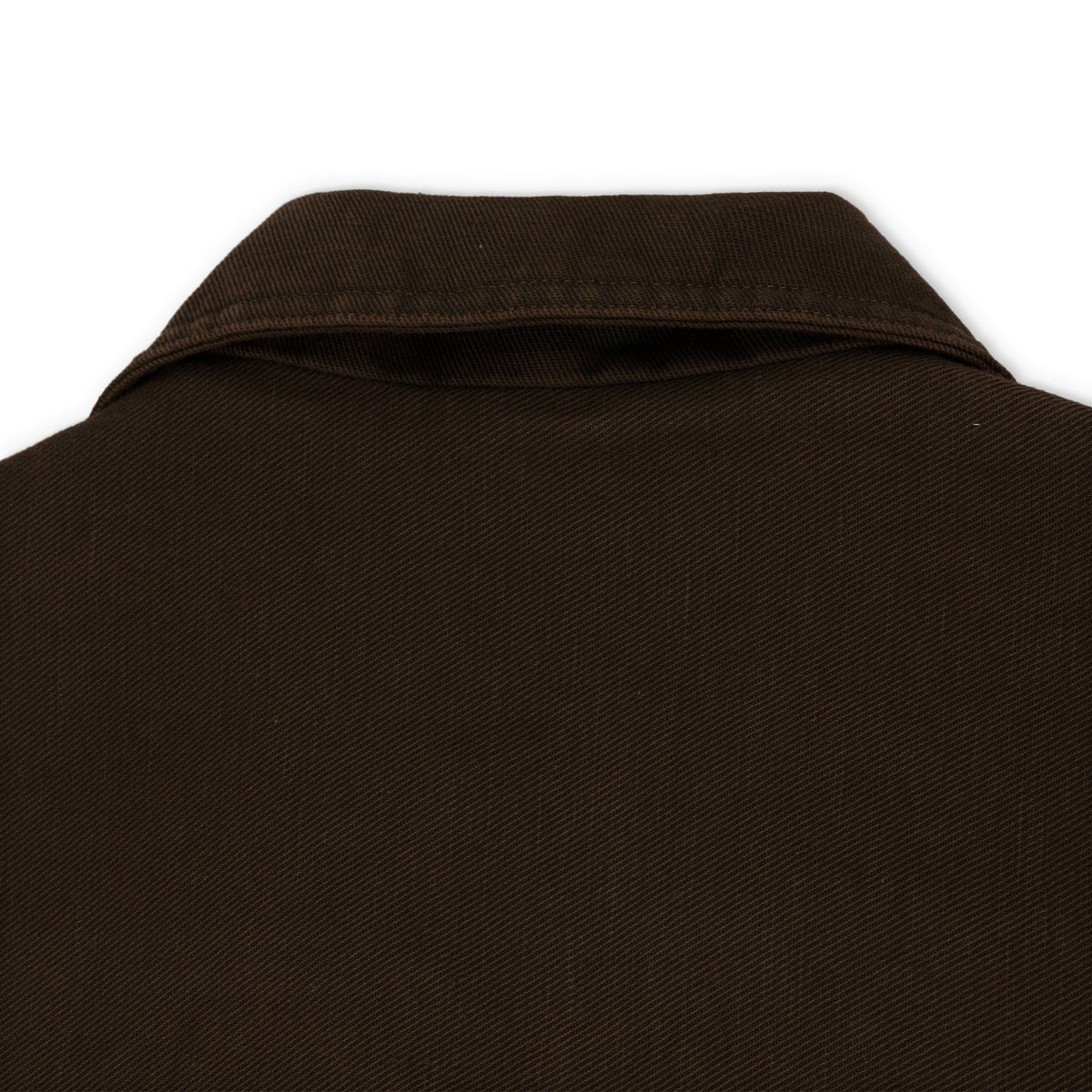 Brown Gabardine Shirt/Jacket