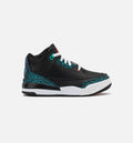 Air Jordan 3 Retro "Black and Hyper Jade" Little Kids' Shoe – Black/Siren Red/Hyper Jade/White