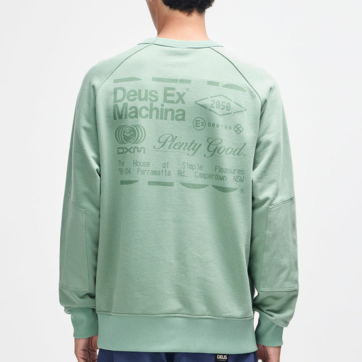 Deus Plenty Good Crew: Loden Frost Green