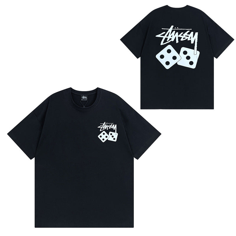 Stussy T Shirts Casual Versatile Loose T Shirts Couple