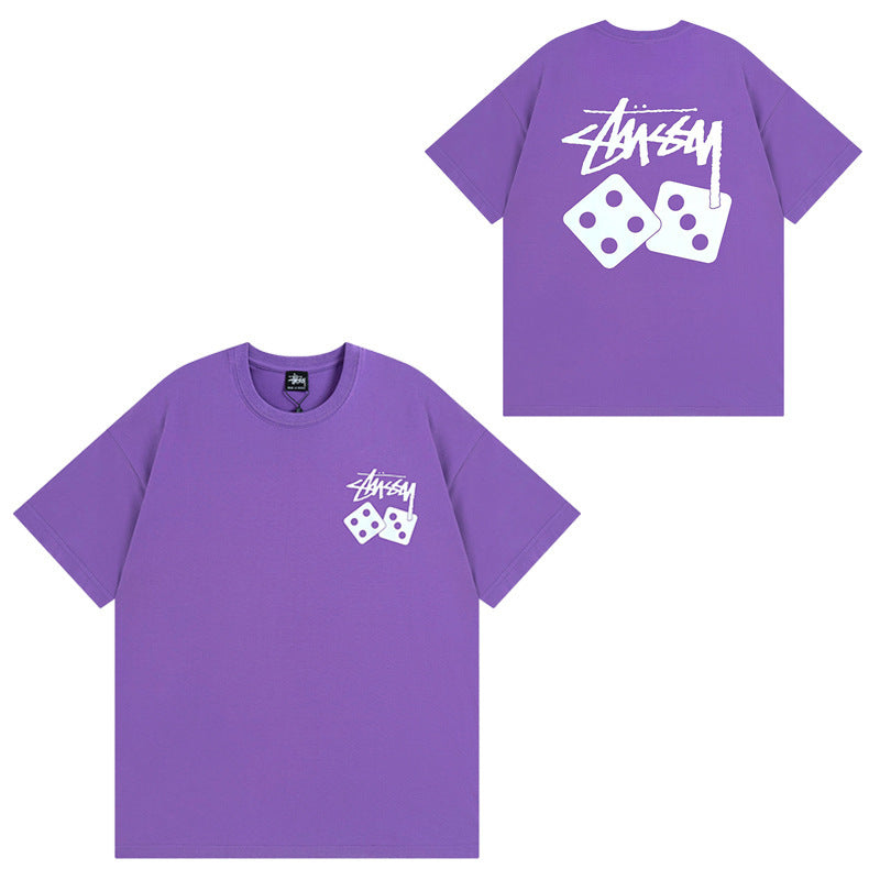 Stussy T Shirts Casual Versatile Loose T Shirts Couple