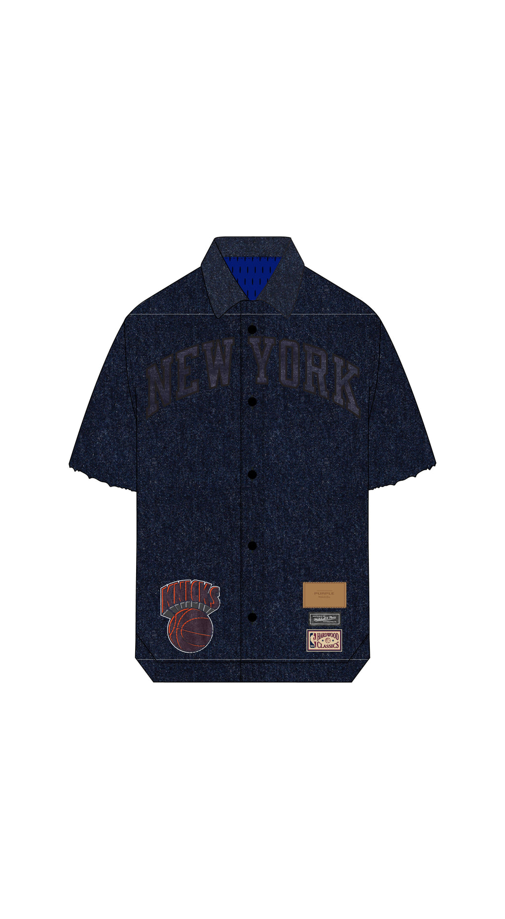 NY Knicks Snap Shirt