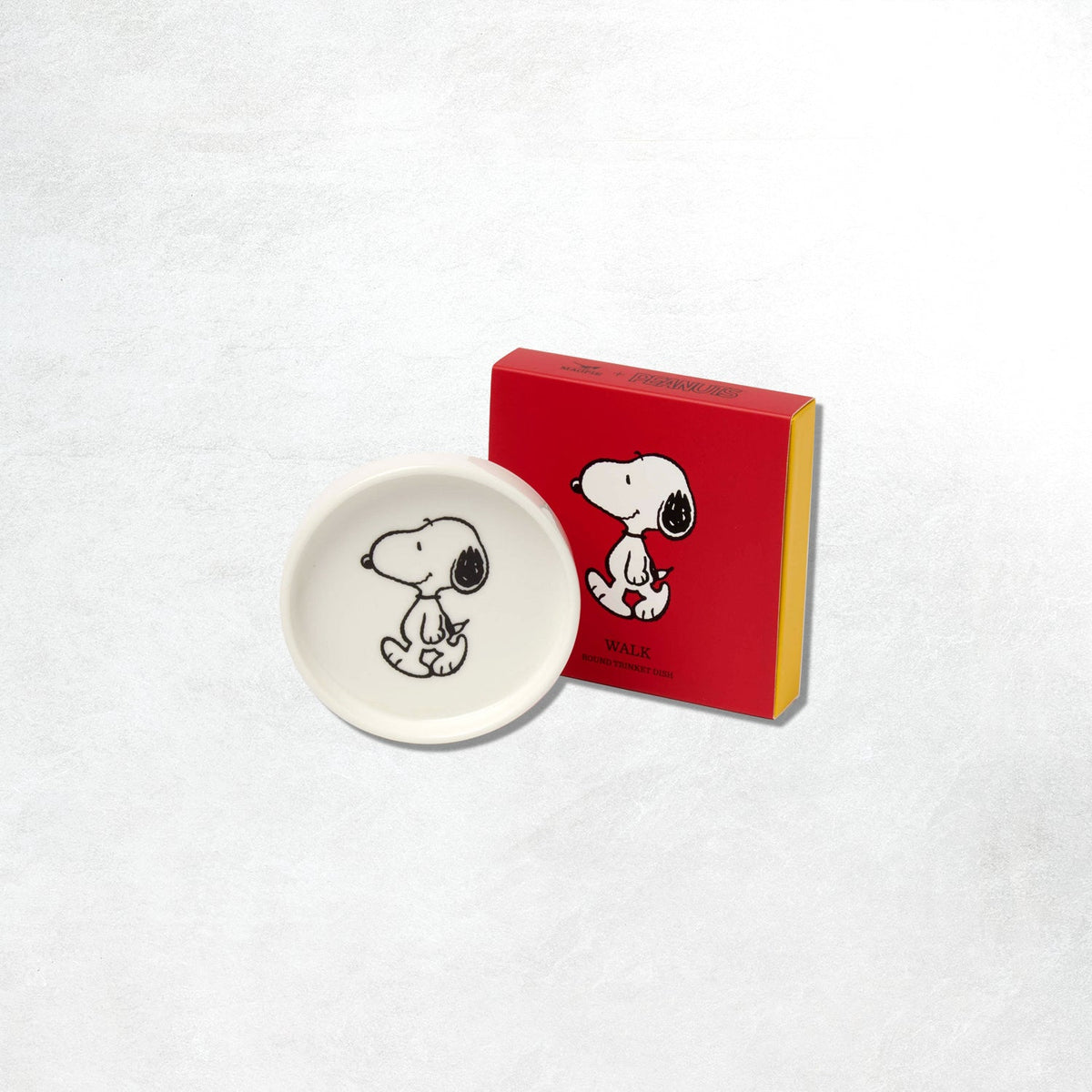 Peanuts by Magpie Round Trinket Dish: Walk