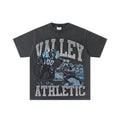 VALE USA Athletic Rhinestone Graphic T-Shirt