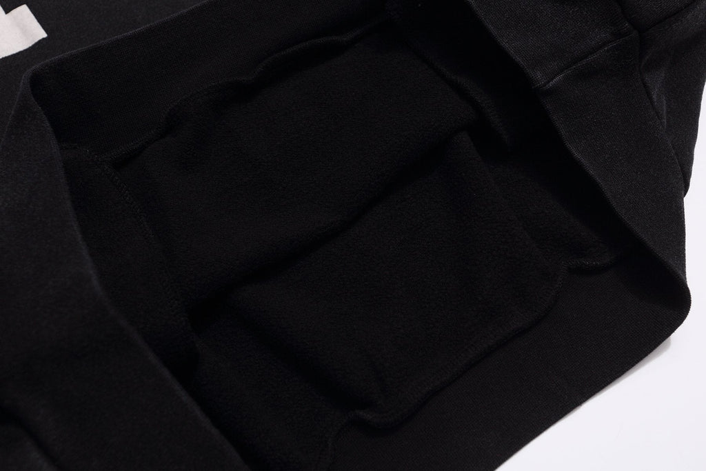 Fear of God Black Text Graphic Pullover Hoodie