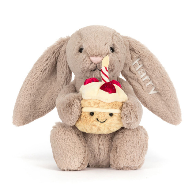Bashful Beige Bunny Birthday