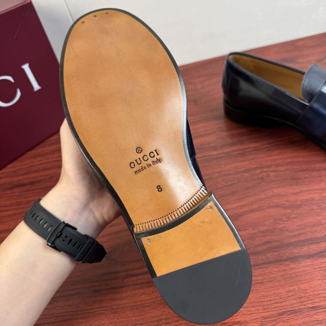 Gucci Men's Double Buckle Loafers